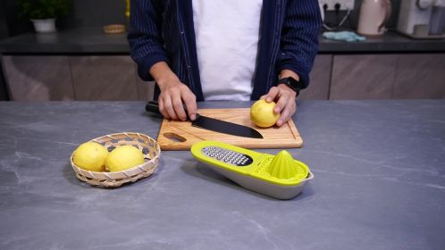 Multifunctional juicer grater two in one kitchen gadget home manual lemon squeezer