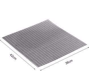 Barbecue Non-Stick Wire Mesh Grilling Mat Reusable Cooking Grilling Mat For Outdoor Activities (Option: L-3 pcs)