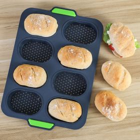 French small bread baking mold (Color: Dark grey)