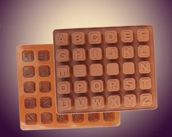 26 capital letter shape silicone mold (Option: 18X15X1.5cm)