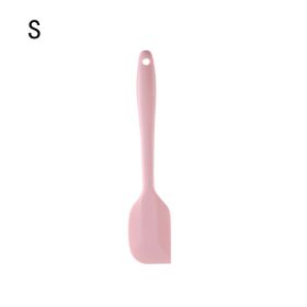 1pc All-in-one High-quality Silicone Scraper Baking Tool; Heat-resistant Silicone Scraper; Cream Cake Spatula; Baking Shovel Knife 8.27inch/11.02inch (Green: Nordic Pink, size: small)