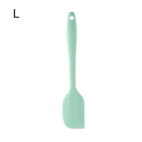 1pc All-in-one High-quality Silicone Scraper Baking Tool; Heat-resistant Silicone Scraper; Cream Cake Spatula; Baking Shovel Knife 8.27inch/11.02inch (Green: Nordic Green, size: large)