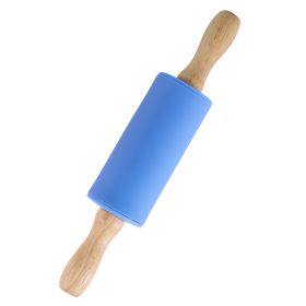 Small Silicone Rolling Pin (Green: Blue)