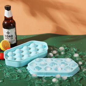 1pc Ice Cube Makers; 13 Grids; Food Grade Ice Tray Mold Ice Maker; Outdoor Kitchen Appliances; DIY Household Refrigerator Ice Box (Green: Blue)