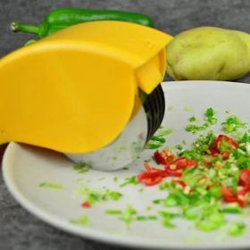 Quick Prep Chef's Cutter And Mincer (Green: Lime Green)